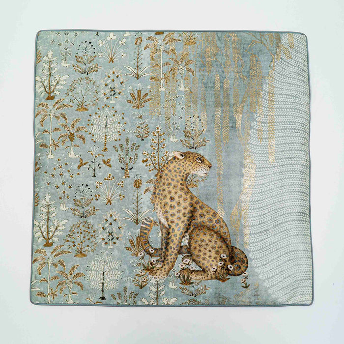 Cheetah Cushion Cover - Grey