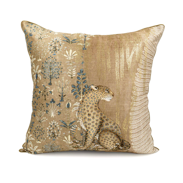Cheetah Cushion Cover - Beige