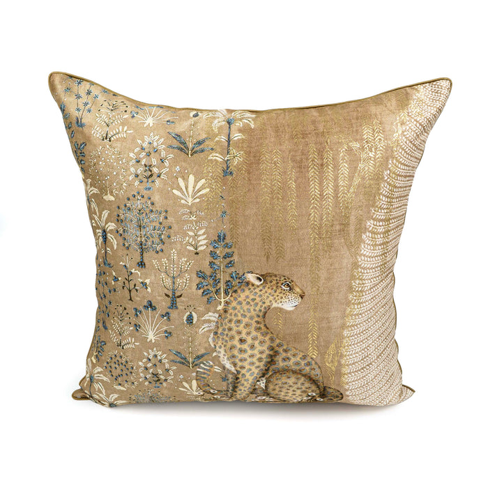 Cheetah Cushion Cover - Beige