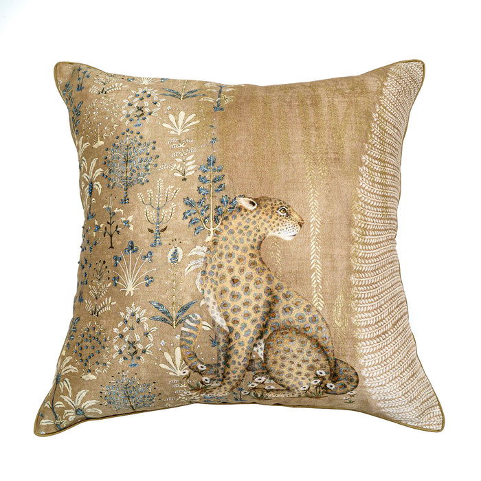 Cheetah Cushion Cover - Beige