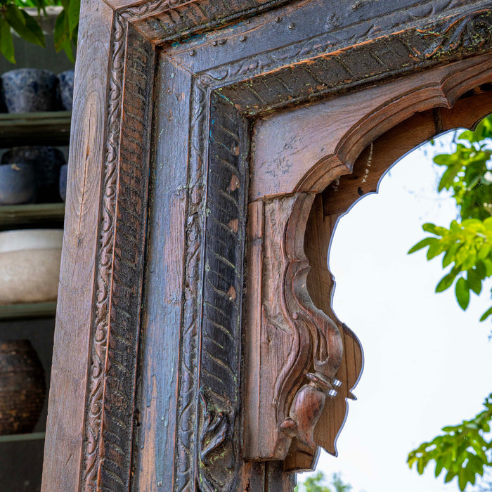 Thera Recycle Teak Mirror