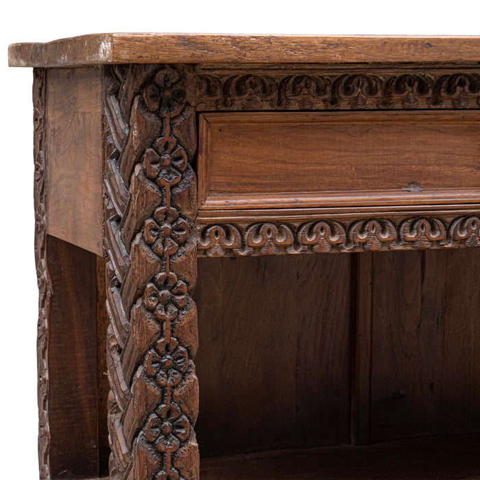 Shaahkaar Teak Console