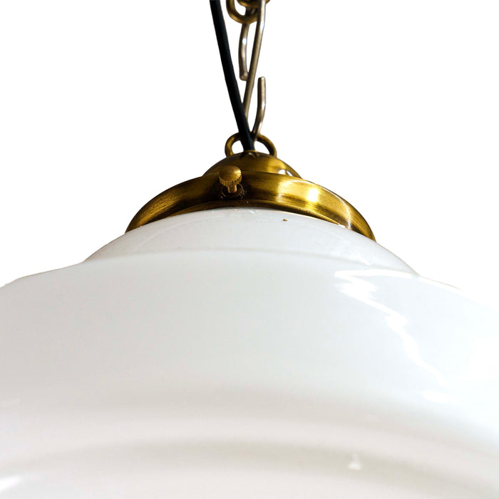 Lavish Milky Pendant  Lamp