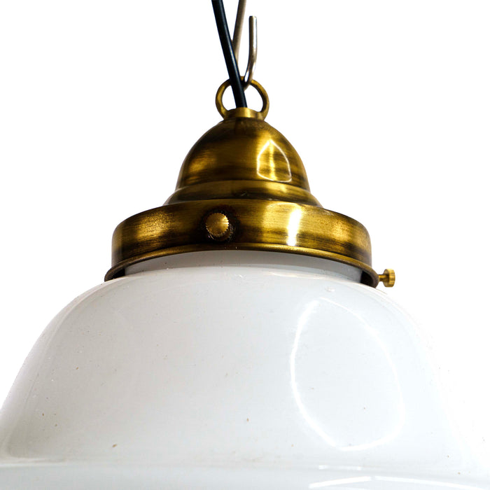 Lavish Milky Pendant  Lamp