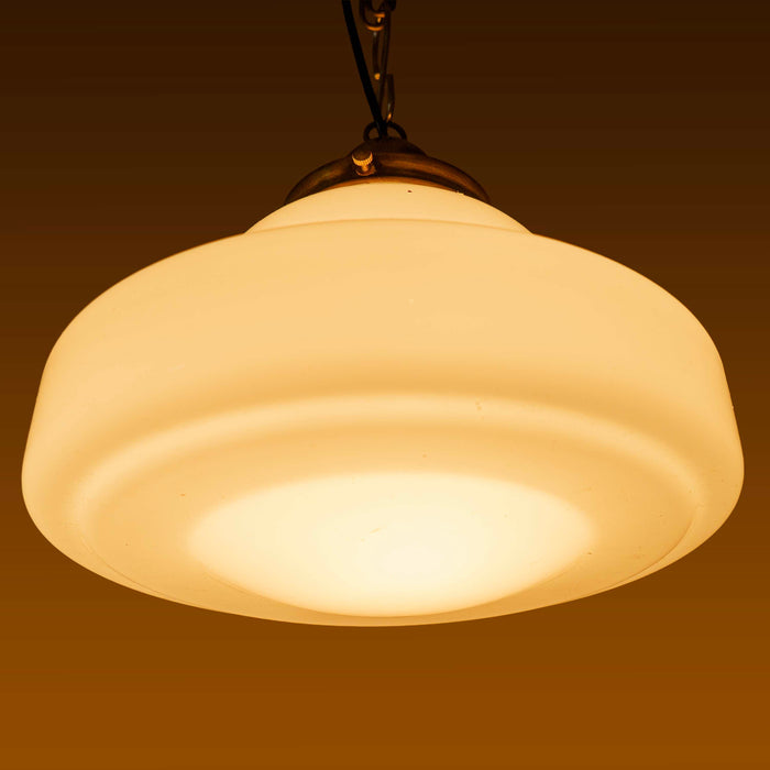Lavish Milky Pendant  Lamp