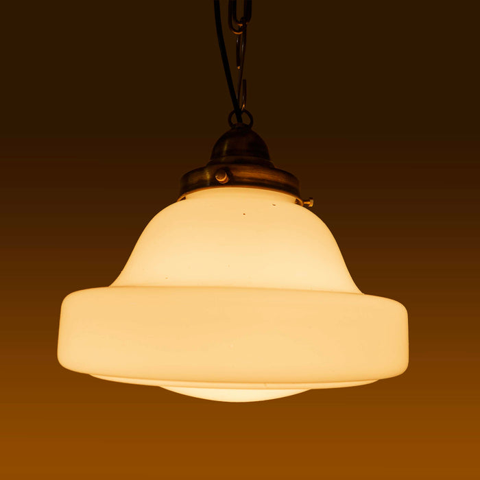 Lavish Milky Pendant  Lamp