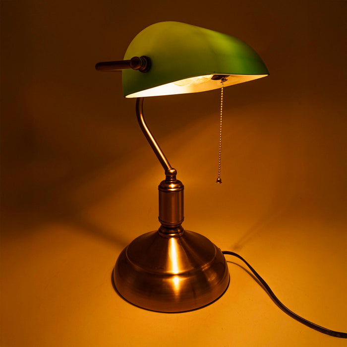 Banker's Light with Green shade