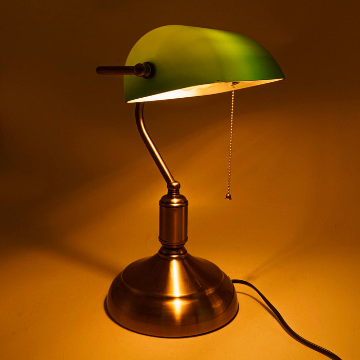 Banker's Light with Green shade