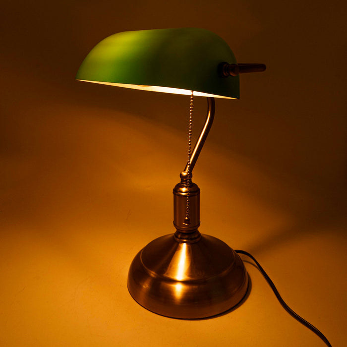 Banker's Light with Green shade