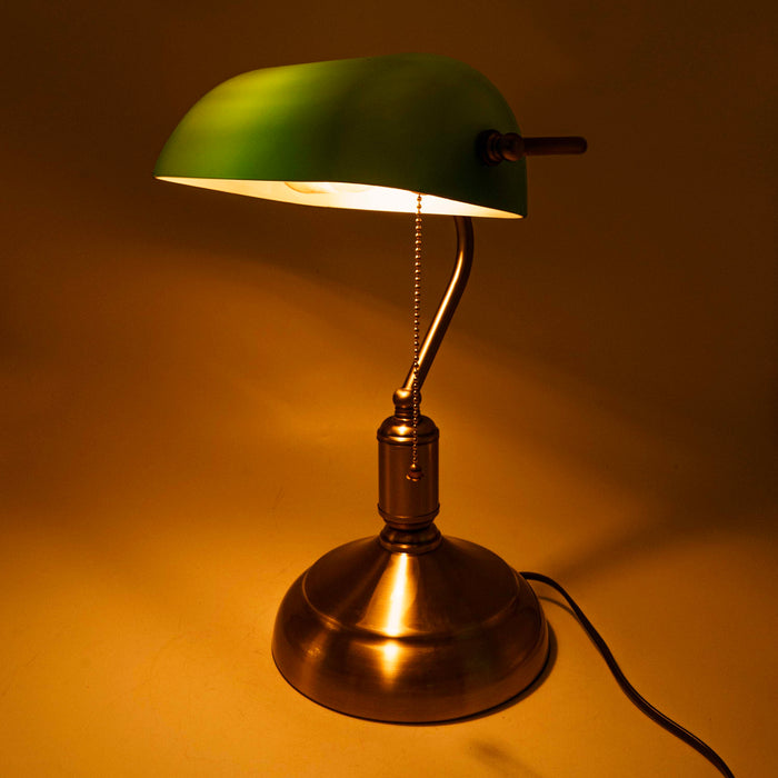 Banker's Light with Green shade