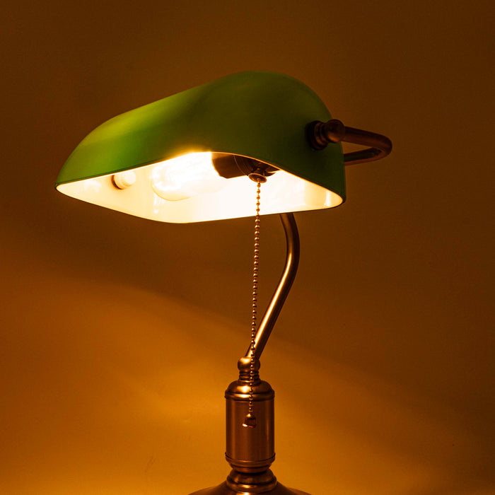 Banker's Light with Green shade