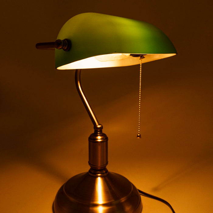 Banker's Light with Green shade