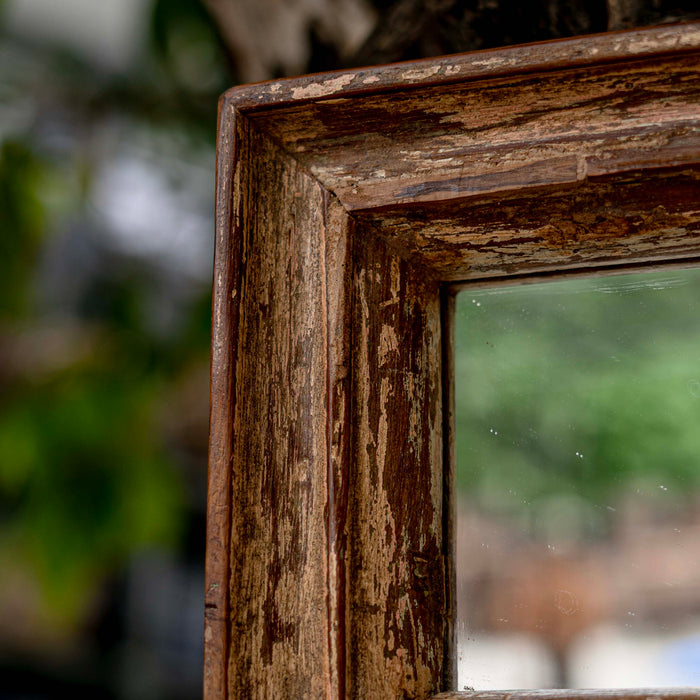 Qiyaam Teak Wooden Mirror Frame - Small