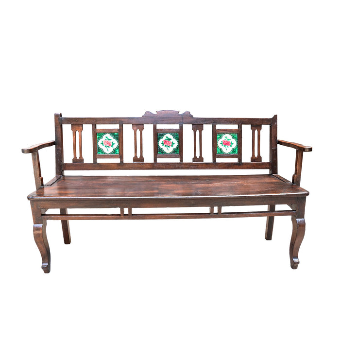 KALIKA ART WOODEN BENCH