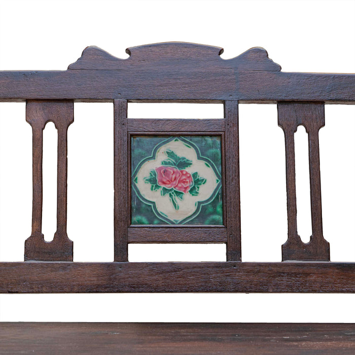 KALIKA ART WOODEN BENCH