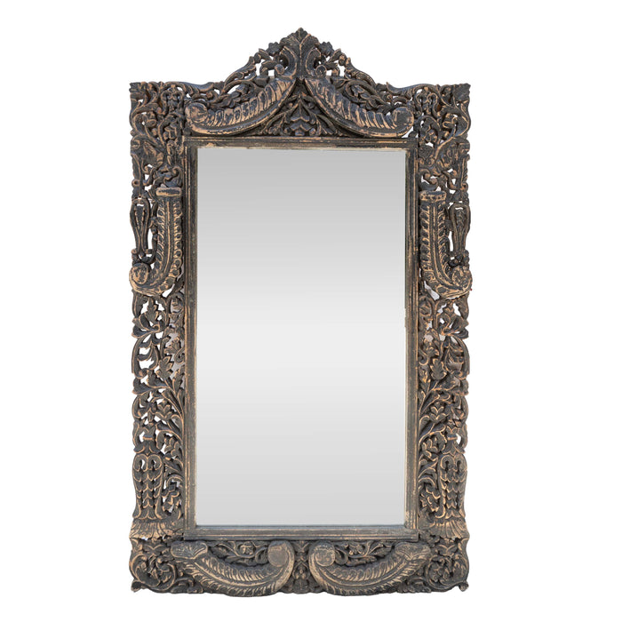 Abhasa Recycle Wood Mirror