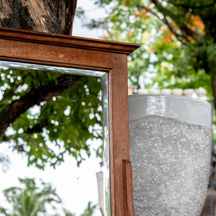 Ritu Teak Wood Wall Mirror