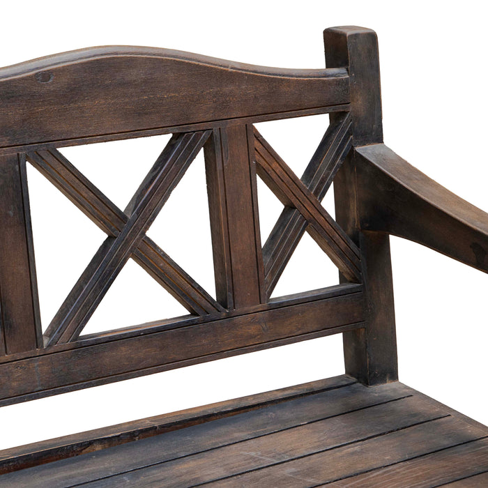 DAARYA ART WOODEN BENCH