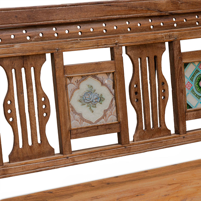 BAZAAR ART WOODEN BENCH