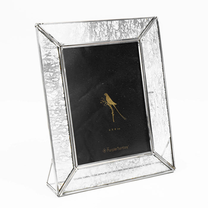 Iyuren Brass With Glass Silver Photo Frame