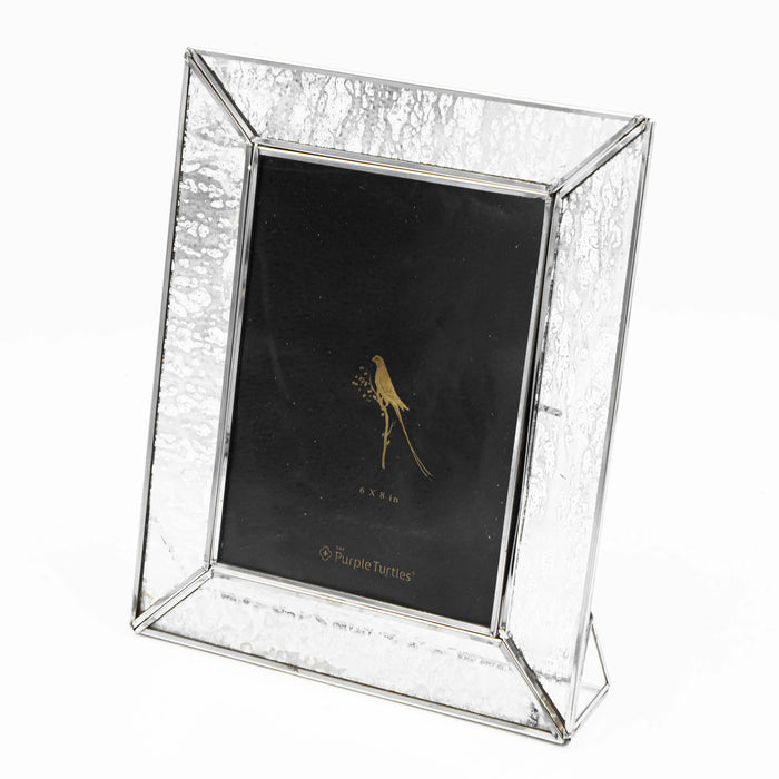 Iyuren Brass With Glass Silver Photo Frame