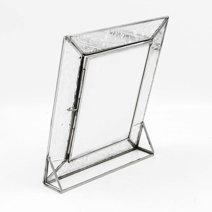 Iyuren Brass With Glass Silver Photo Frame