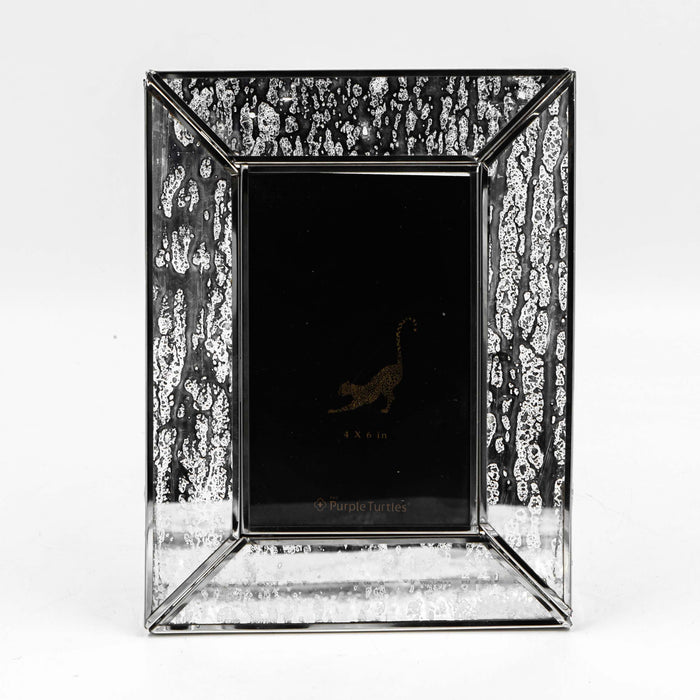 Iyuren Brass With Glass Silver Photo Frame