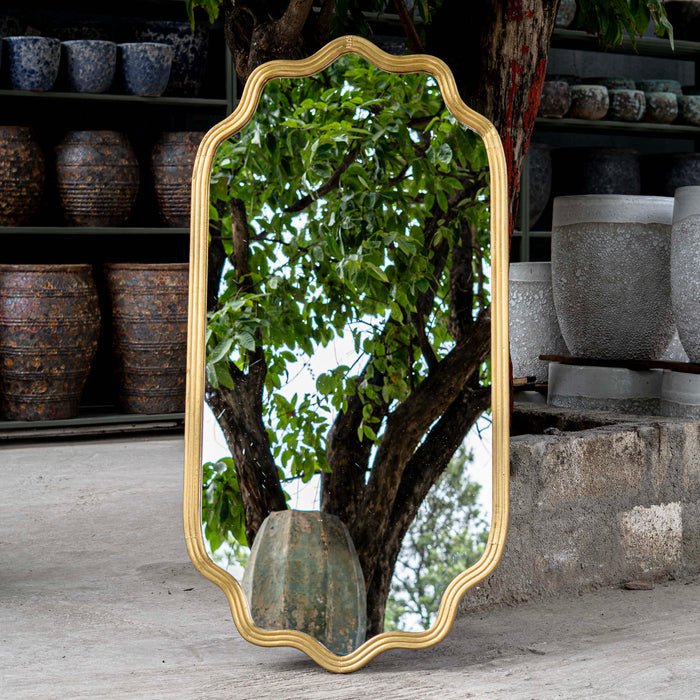 Telila Brass Frame Mirror