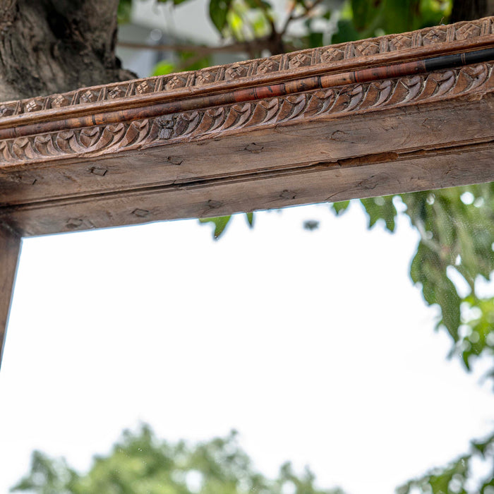 Param Recycle Teak Mirror