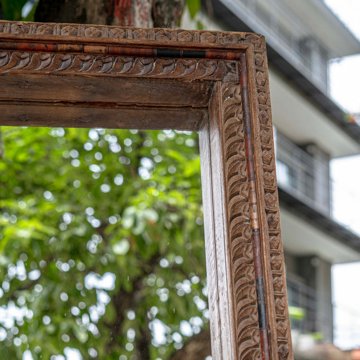 Param Recycle Teak Mirror