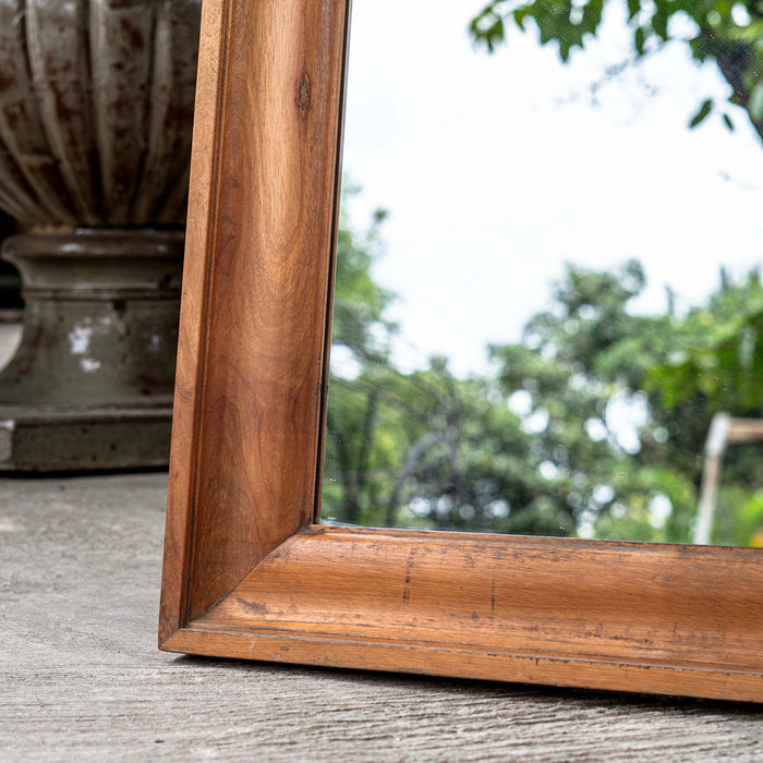 Qasr Teak Wood Mirror