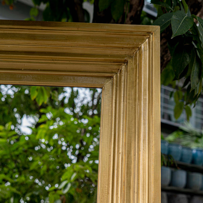 Zeria Brass Frame Mirror