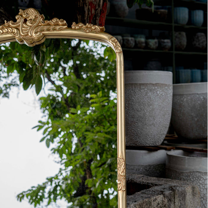 Milani MDF Gold Framed Mirror
