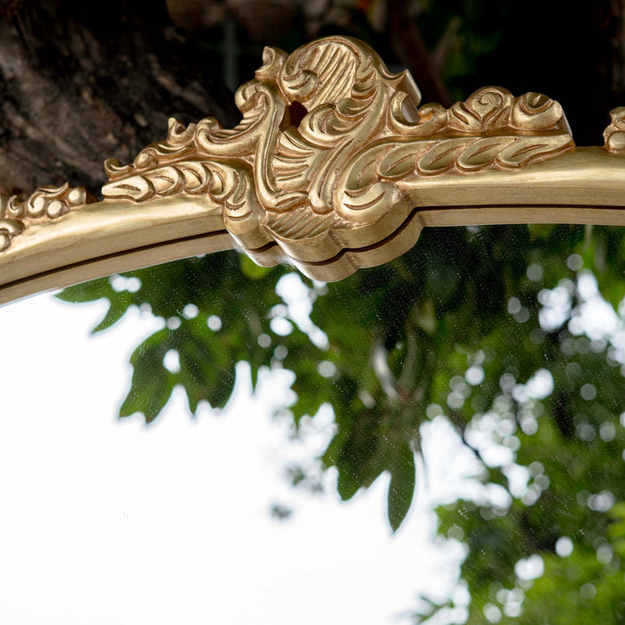 Milani MDF Gold Framed Mirror
