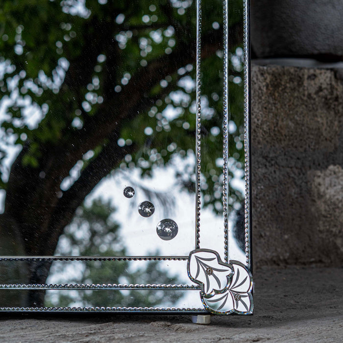Azure Venetian Mirror