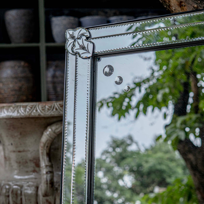 Azure Venetian Mirror