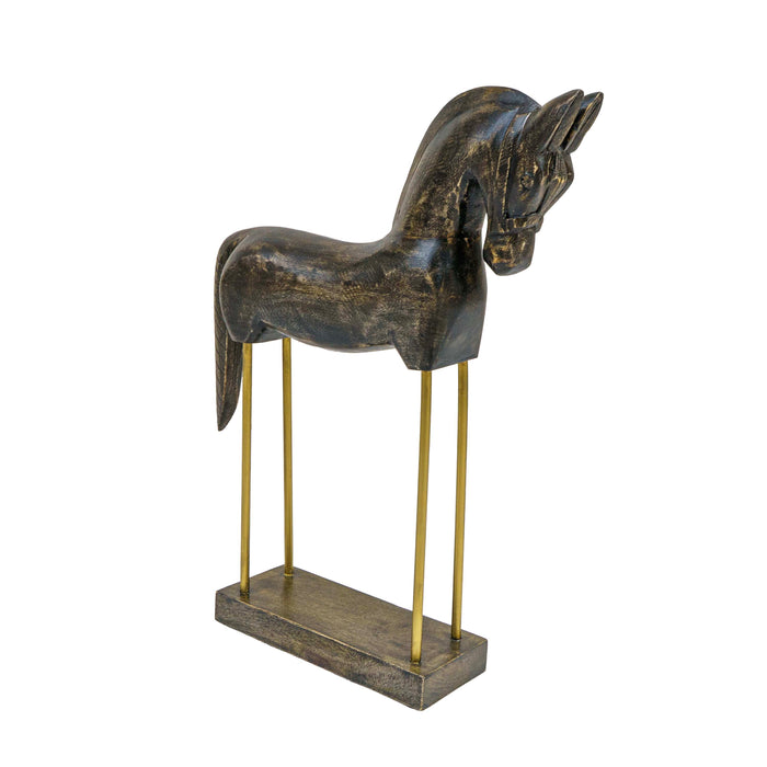 Zahari Wooden Horse - Large