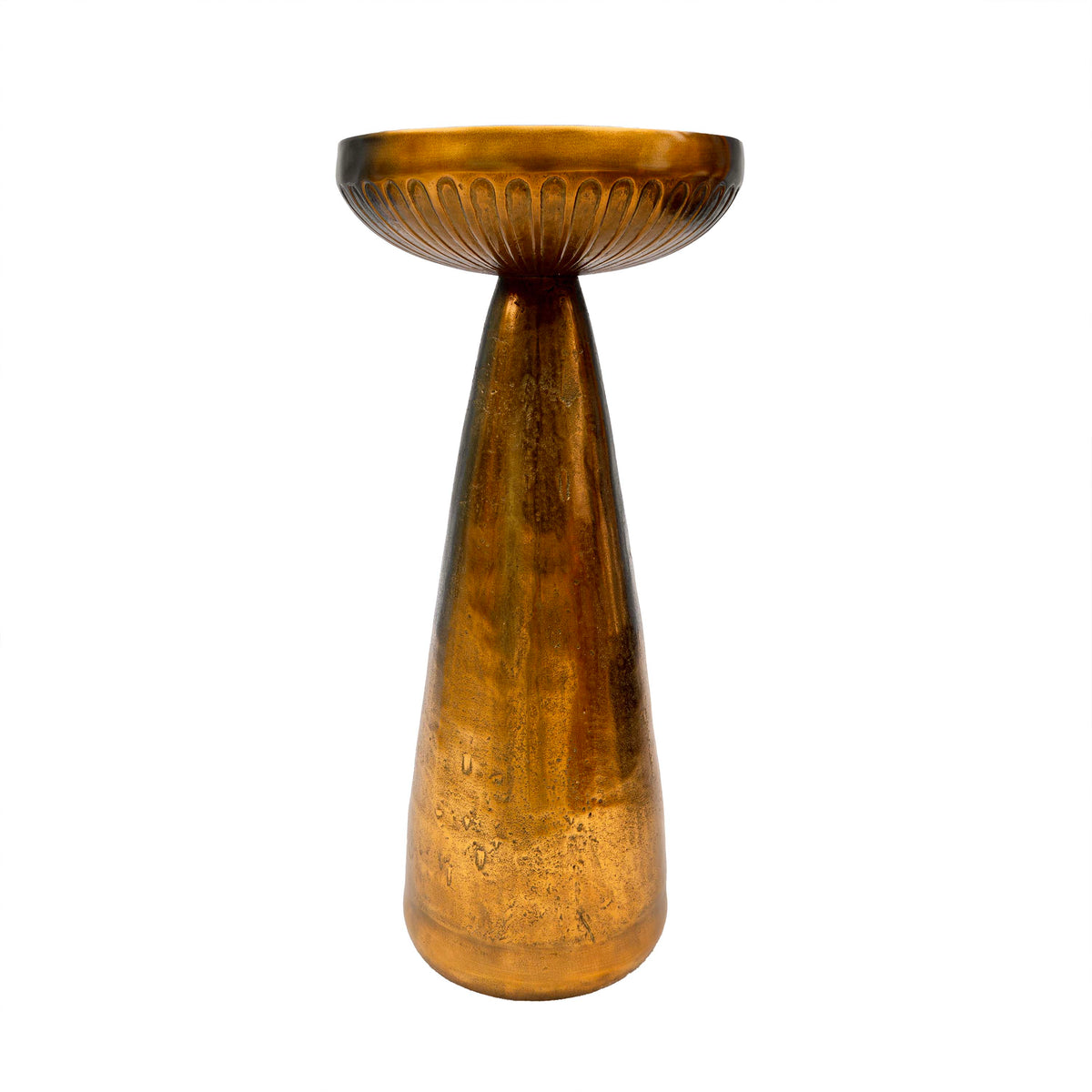 Buy Side Tables | Faris Antique Brass Drink Table - Large | Shop At The ...