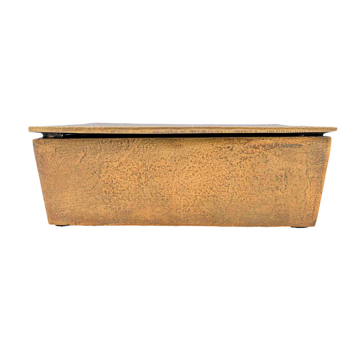 Solasta Antique Brass Deco Box