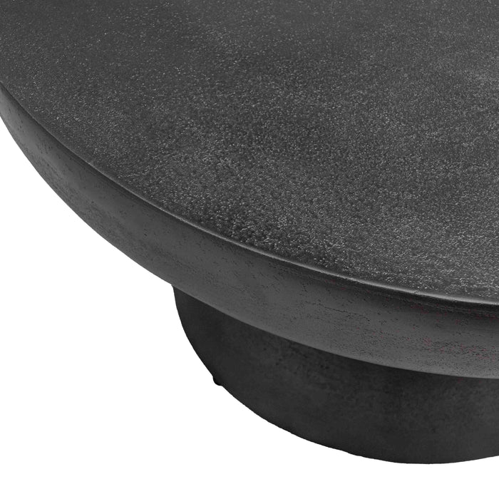 Kohen Graphite Round Coffee Table