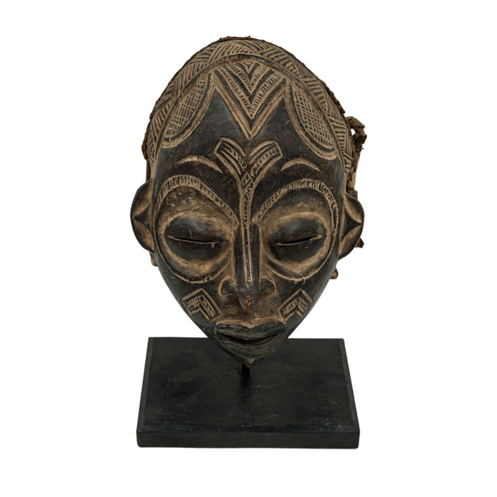 Old African Mask with Stand