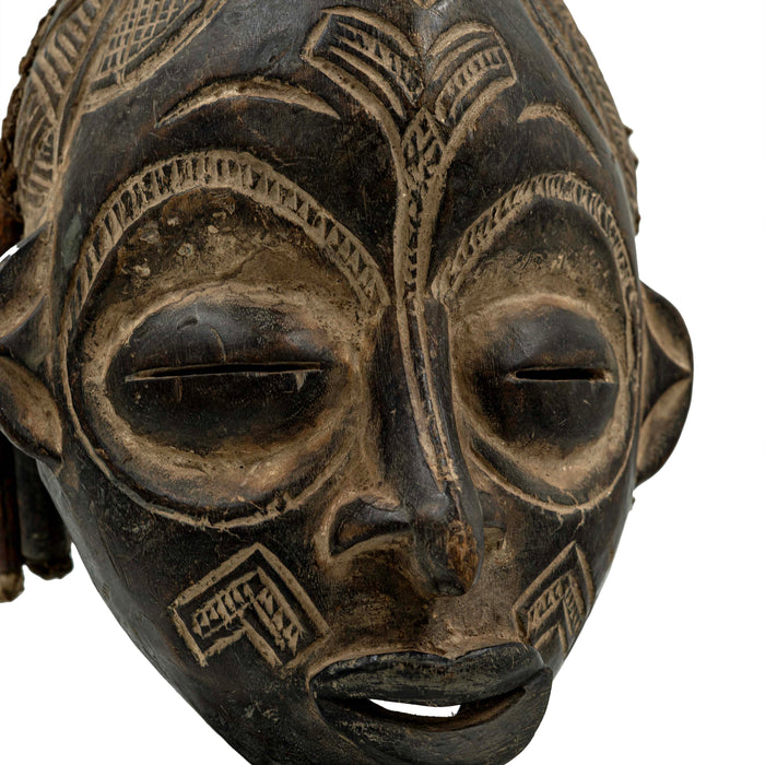 Old African Mask with Stand