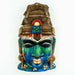 Vishnu Mask Multicoloured Wall Mounted