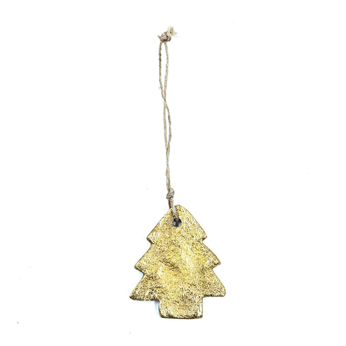 Christmas Gold Ornaments (Assorted - Set of 4)