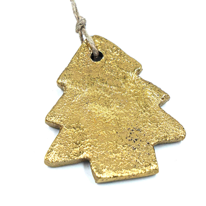 Christmas Gold Ornaments (Assorted - Set of 4)