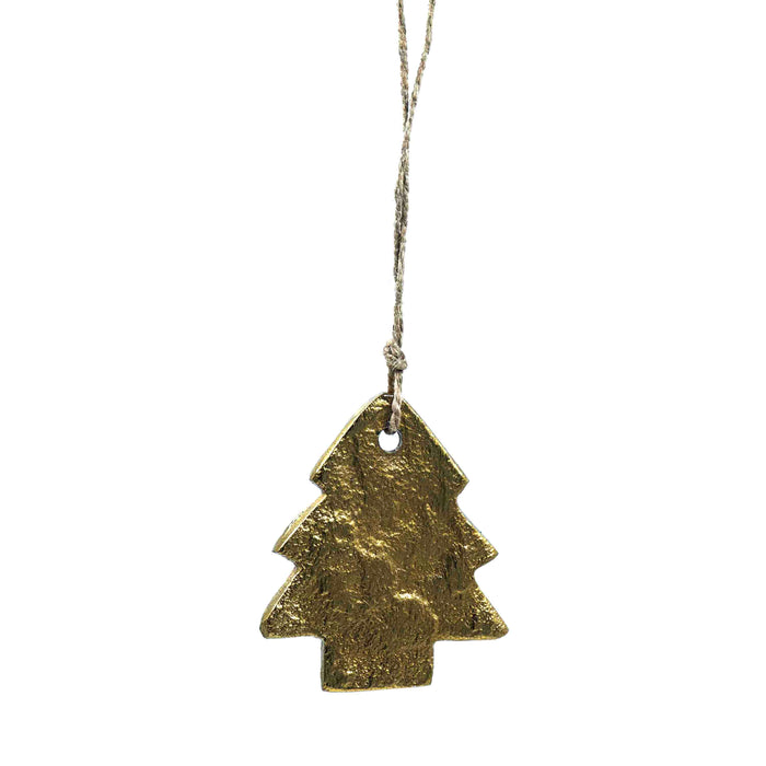 Christmas Gold Ornaments (Assorted - Set of 4)