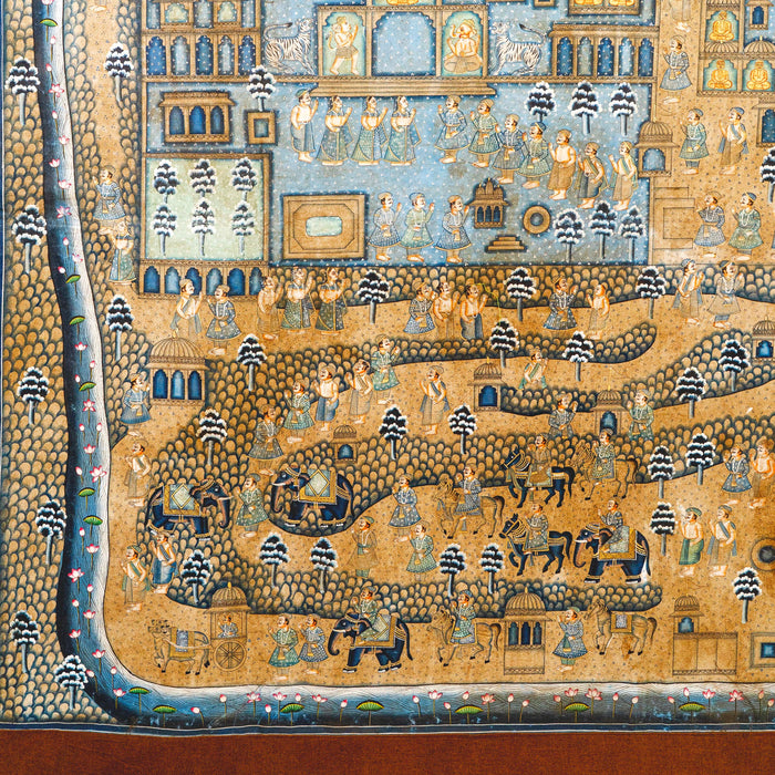 SHRI PALITANA SATRUNJAY PAT PICHWAI PAINTING
