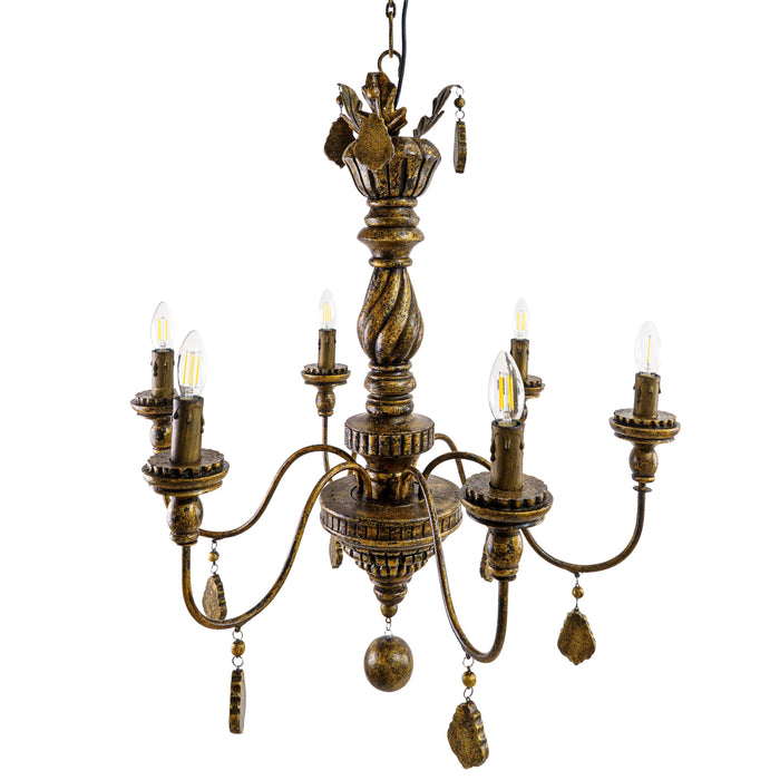 Flueri Chandelier Six Lights