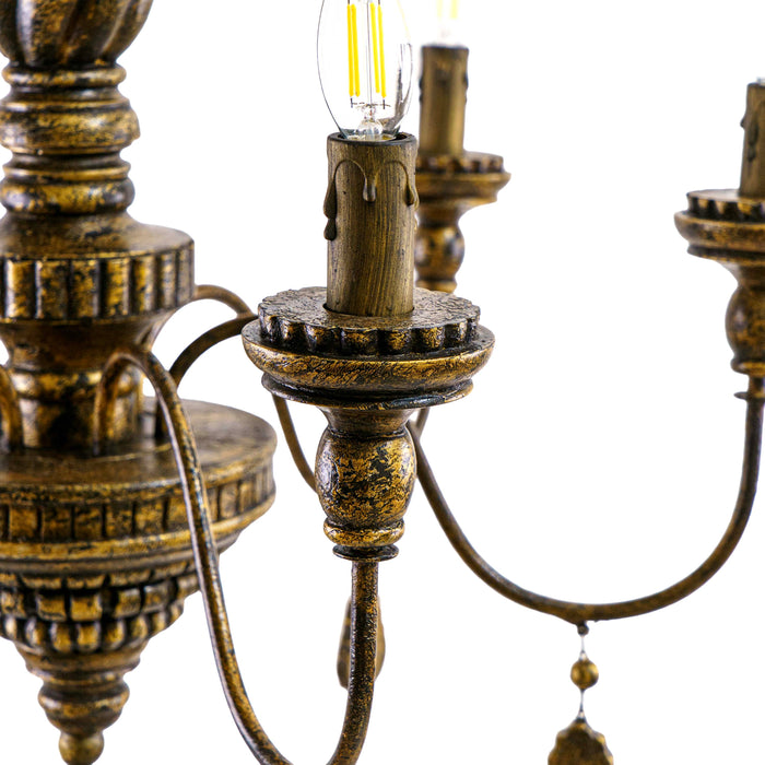 Flueri Chandelier Six Lights