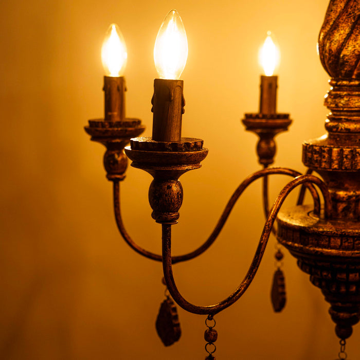 Flueri Chandelier Six Lights